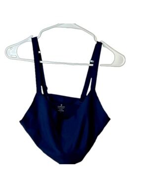 Size 1x thirdlove plunge v-neck navy bralette